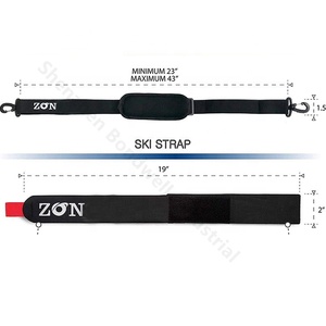 Gancho y bucle Hombro Llevar Correas <span class=keywords><strong>de</strong></span> esquí Cinta <span class=keywords><strong>de</strong></span> sujeción Envolturas <span class=keywords><strong>de</strong></span> esquí ajustables Corbatas para deportes <span class=keywords><strong>de</strong></span> esquí al aire libre - Product Image 3