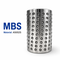 Retenue de bille / Cage à billes standard MBS JIS pour matrices de découpe |   Douille de guidage en alliage d'aluminium pour ensemble de douilles de guidage de matrices progressives