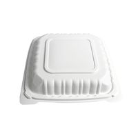 Récipient de restauration rapide en plastique réutilisable de haute qualité emballage alimentaire de fruits jetables à emporter boîte à lunch à clapet