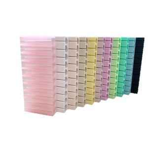 Boîte de rangement compacte rectangulaire imprimée en 3D à 10 compartiments pour papier de transfert nail art et papier ciel étoilé - Product Image 4