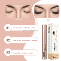 OTVENA Mascara Volumisant Léger Anti-Grumeux avec Brosse Fine en Spirale qui Capte Chaque Petite Cils pour Empêcher la Tombée des Cils au Fil de la Journée