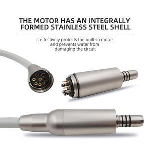 Motore elettrico dentale Brushless motore con E tipo LED maniglia interno Spray micromotore adatto per 1:1/1:5 contrangolo - Product Image 4