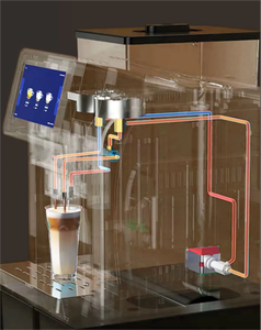 Máquina de Cappuccino Inteligente de Fábrica, Totalmente Automática, Comercial, para Espresso y Café, 2024 - Product Image 5