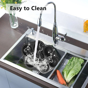 Essentiels d'été : Moules en silicone de qualité alimentaire en forme de balle de golf, réutilisables, faciles à démouler, bac à glaçons avec couvercle, empilables, noirs - Product Image 5
