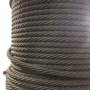 ผู้ผลิตเชือกลวดสเตนเลสคาร์บอนเคลือบสังกะสี6*19W + FC - Product Image 2