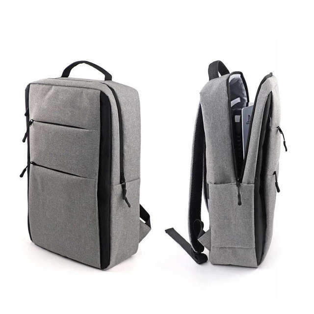 Travel Durable Nylon PS5 Game Controller Shoulder Carrying Case with Zipper Closure Simple Design