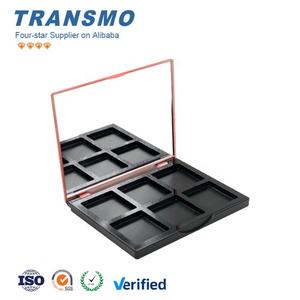 Estuche de sombra de ojos vacío de 6 colores de marca privada al por mayor, estuche de paleta de sombra de ojos personalizado vacío de 6 colores con espejo - Product Image 2