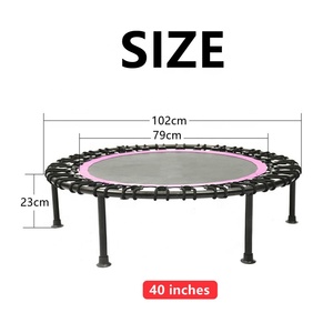 40 pouces Professional Home Gym Fitness Jumping Exercise Home Used Customized LOGO Round <span class=keywords><strong>Trampoline</strong></span> Without Handle - Product Image 5