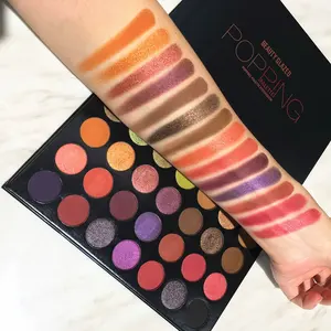 Beauty Glazed – palette d'ombres à paupières japonaises de 35 couleurs, palette d'ombres à paupières inglot, palettes de maquillage avec mon propre logo