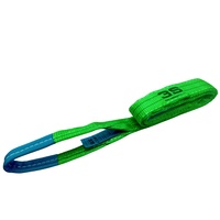 EN1492-1 60mm 2 Ton Yüksek Mukavemetli Polyester Düz Göz-Göz Askı Kayışı Ağır Yük Kaldırma İçin TUV CE GS Onaylı