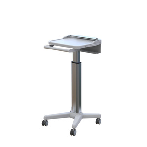 Xinsheng Mobile Laptop Trolley Aluminum Alloy <b>Stand</b> <b>For</b> Hospital Ward Rounds With <b>Tablet</b> Support - Product Image 2