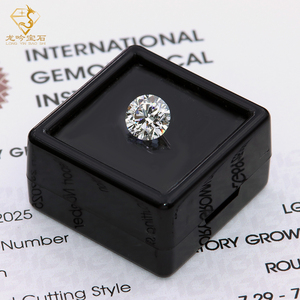 Junyuan IGI証明書ラボ成長ダイヤモンド4CT 6CT 8CT VVSダイヤモンド卸売HPHT CVDダイヤモンドリング用 - Product Image 3