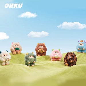 Vente en gros OHKU Giggle Monster Marshmallow Dreams Series Pendentif en vinyle et peluche, boîte mystère, ornement exquis, objets de collection mystérieux - Product Image 4
