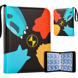 <span class=keywords><strong>Livre</strong></span> de collection Pokémon <span class=keywords><strong>avec</strong></span> porte-cartes de visite à la mode en cuir PU EVA Impression de logo élégant Portable et fermeture à clip - Product Image 4