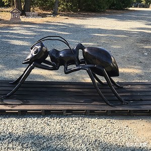 Scultura di Formiche in Bronzo TREVI, Statua Animale in Metallo Fuso Anticato Personalizzata di Grandi Dimensioni per Decorazione Paesaggistica di Parchi Urbani - Product Image 5