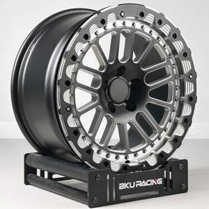 Ruedas Forjadas Bku 5x120.65 con Beadlock para Drag Racing, Ruedas de Aleación de 19, 20, 21 y 22 Pulgadas para Chevrolet <span class=keywords><strong>Corvette</strong></span> Stingray, E-Ray, <span class=keywords><strong>ZR1</strong></span>, Z06, C6, C7, C8 - Product Image 2