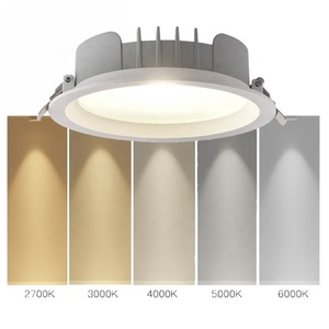 Smart Tuya High-End Non-Glare Slim Recessed LED Downlight 9W 12W 18W Tri-Color Dimmable Downlight - Product Image 5