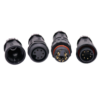 Câble d'alimentation à verrouillage à vis 2Pin 15A adaptateur en plastique M20 mâle femelle connecteur LED en plastique pour le câblage d'éclairage Led