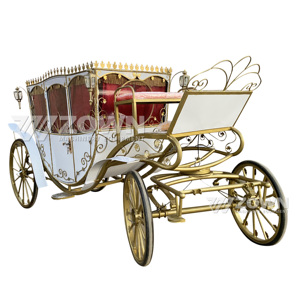 Calèche royale électrique sur mesure, style rétro européen, pour les attractions touristiques, les mariages et les événements. - Product Image 4