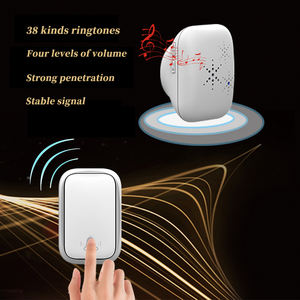 Prise US EU UK auto-alimenté Design moderne Sonnette sans fil sans batterie pour la maison Cour Hôtel École Hôpital - Product Image 4