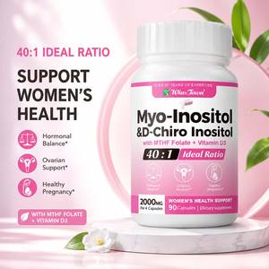 Capsules <span class=keywords><strong>d</strong></span>'inositol Wins Town OEM pour la formule Myo-Inositol <span class=keywords><strong>D</strong></span>-Chiro-Inositol, soutien nutritionnel quotidien pour les femmes, complément alimentaire - Product Image 2