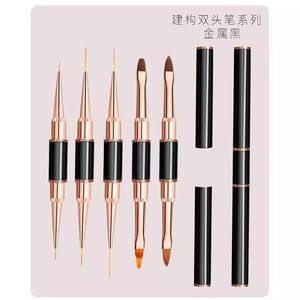 Juego de pinceles acrílicos para <span class=keywords><strong>uñas</strong></span>, juego de pinceles para dibujo de pintura profesional, diseño de fabricante, bolígrafo para pintura artística de <span class=keywords><strong>uñas</strong></span>, Gel constructor - Product Image 3