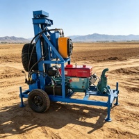 Machine de forage compacte pour puits d'eau, idéale pour usage domestique et irrigation agricole