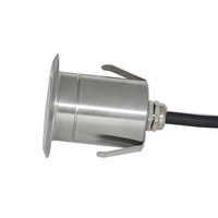 Lumière LED encastrée extérieure en acier inoxydable IP67 DC24V 1W 3W pour aménagement paysager
