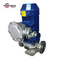 Pompa Booster Sentrifugal Vertikal 8.8m3/Jam, Head 21.2m, 1.5kw untuk Suplai Air Industri