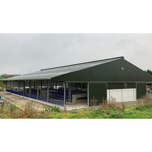 Hangar préfabriqué en acier isolé et ventilé pour ferme pour l'élevage des vaches - Product Image 2