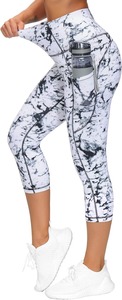 Pantalon de yoga taille haute en coton biologique pour femme, solide, doux et durable, écologique, pour un usage quotidien. - Product Image 4