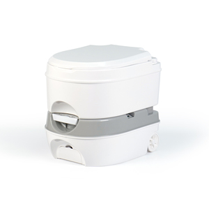 <span class=keywords><strong>Toilette</strong></span> portable 6,4 gallons 24L <span class=keywords><strong>Pompe</strong></span> à piston avec indicateur de niveau <span class=keywords><strong>Toilette</strong></span> de randonnée intérieure et extérieure pour le camping, la pêche, les voyages - Product Image 2
