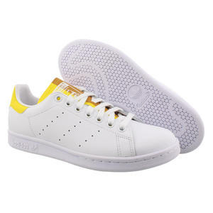 Adidas Stan Smith <b>Mens</b> <b>Shoes</b> Color: <b>White</b>/Yellow 100% Authentic - Product Image 5