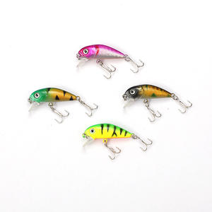 Leurres méné ultra-légers 4 cm leurres de pêche appâts à manivelles ensemble de leurres ménés équipement de pêche à l'achigan - Product Image 6