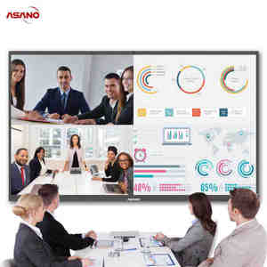 Tablero infrarrojo del sistema del OEM/ODM 4 + 32GB Android 9,0 de la venta caliente del OEM/ODM 4K Whiteboard interactivo del tacto elegante con precio bajo - Product Image 1