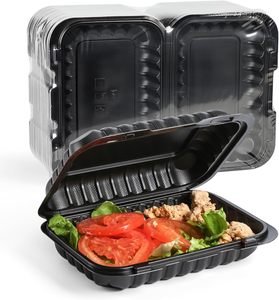 Boîte à clapet transparente en PP jetable, emballage alimentaire de qualité alimentaire pour plats à emporter - Product Image 1