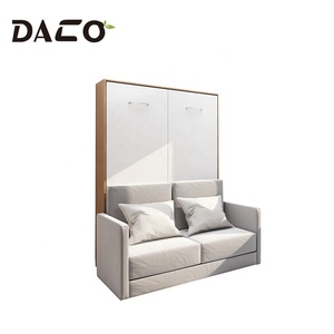 <span class=keywords><strong>Divano</strong></span> <span class=keywords><strong>Letto</strong></span> a Due Posti Salvaspazio con <span class=keywords><strong>Letto</strong></span> Verticale a Scomparsa e Libreria Integrata - Product Image 4