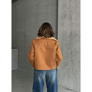 เสื้อโค้ทขนสัตว์กำมะหยี่แบบขายส่ง ขนมิงค์และขนกระต่าย บุด้วยใยฝ้าย ทอพิมพ์ลาย ปิดซิป ผ่านกระบวนการผลิตแบบดิบ - Product Image 6