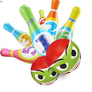 Nouveau Produit Ensemble de Jeu de <span class=keywords><strong>Sport</strong></span> d'Intérieur <span class=keywords><strong>pour</strong></span> Enfants Balle Interactive Jouet Soft Pu Jeu de Bowling Jouets - Product Image 2