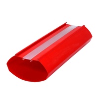 Personnalisé acrylique led bande couverture coque rouge barre affichage sinage plastique tube tuyau boîtier profil bleu vert blanc orange