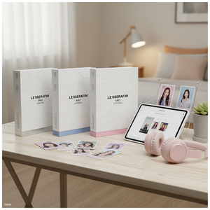 3ème mini-album de LE SSERAFIM Photobook PhotoCards K-Pop populaires avec divers composants Cadeau de publication électronique - Product Image 3