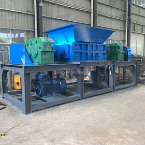 Electric <strong>Coconut</strong> Husk Shredder <strong>Machine</strong> Double Shaft Wood Pallet Shredder <strong>Machine</strong> For Sale - Product Image 2