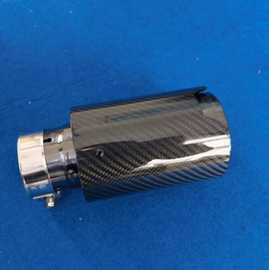 Punta de <span class=keywords><strong>Escape</strong></span> de Fibra de Carbono de 93 mm para BMW M Performance, Punta de Silenciador de Acero Inoxidable, Accesorio de Tuning para Tubo de <span class=keywords><strong>Escape</strong></span> de Coche, Universal - Product Image 4