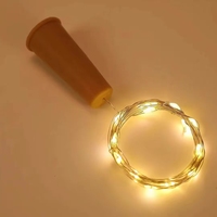 Batteriebetriebener Flaschenverschluss mit Kupferdraht-Lichterkette Weihnachtsdekoration für Weinflaschen und Schlafzimmer