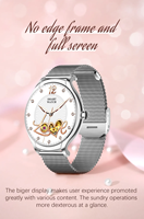 Nuevo Reloj Inteligente Kt67 Delgado para Mujer, Pantalla de 1.39 Pulgadas, Oxígeno en Sangre, Banda Deportiva Inteligente, Reloj Inteligente con Llamadas Bluetooth para Mujer