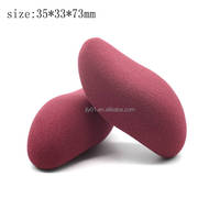 Nouvelles éponges de maquillage JLY modèle A2 2025, forme diamant, couleur personnalisable, lavables, outils cosmétiques uniques pour le fond de teint