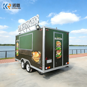 Camion de restauration mobile extérieur conforme aux normes australiennes, remorque à double essieu pour burgers, cuisine mobile avec friteuse, <span class=keywords><strong>plancha</strong></span> et hotte - Product Image 3