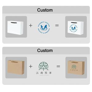 Bolsa de Papel Negra para Joyería con Asa, Personalizada con Logotipo de Marca, para Regalos y Compras de Ropa de Lujo, Modelo Yy341 - Product Image 2