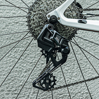 Set Derailleur Elektronik Nirkabel Wheel Top EDS OX, Kit Shifter & Derailleur Belakang Sepeda, 7-13 Speed untuk Sepeda Gunung