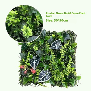 40*60cm hierba biónica verde planta Artificial decoración Interior paisaje pared de fondo para Centro Comercial área escénica tienda - Product Image 1